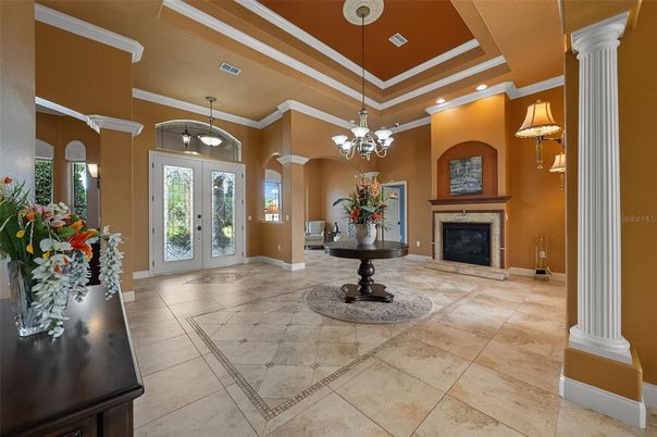 Chandelier, Fireplace, Interior, Pendant Lights, Recessed Lighting