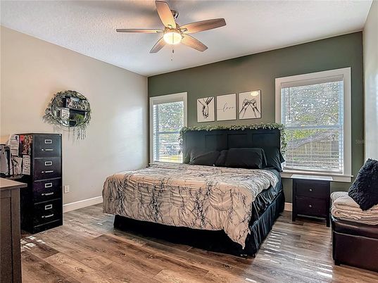 Bedroom, Interior, Wood Texture Flooring