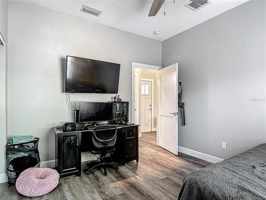 Home Office, Interior, Wood Texture Flooring