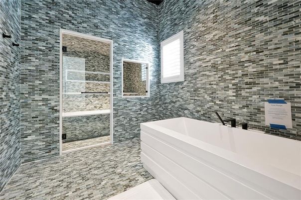 Bathroom, Glass Shower, Interior