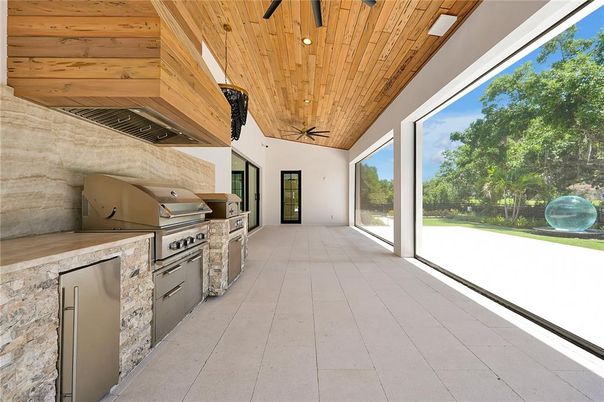Interior, Recessed Lighting, Sun Room, Wooden Ceilings