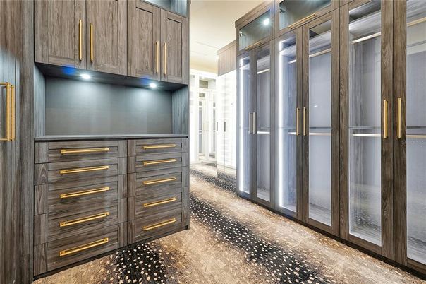 Interior, Recessed Lighting, Stone Walls