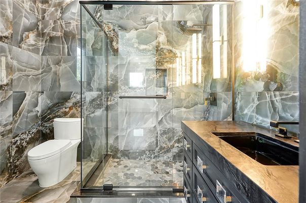 Bathroom, Glass Shower, Interior