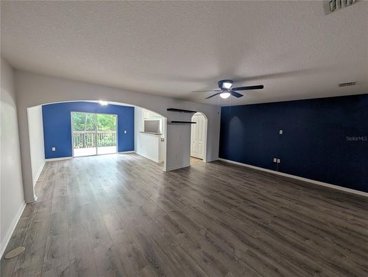Empty room, Interior, Wood Texture Flooring