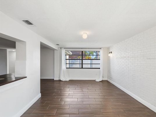 Empty room, Interior, Wood Texture Flooring