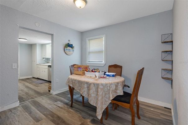 Dining room, Interior, Wood Texture Flooring