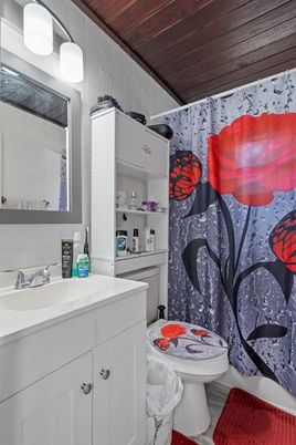 Bathroom, Interior, Wooden Ceilings