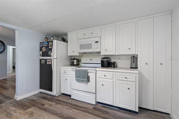 Interior, Kitchen, Wood Texture Flooring
