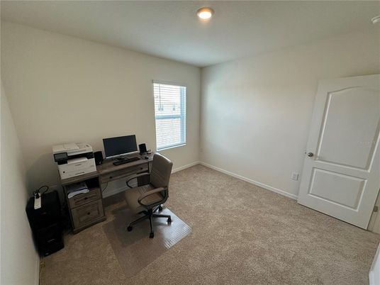 Home Office, Interior, Recessed Lighting