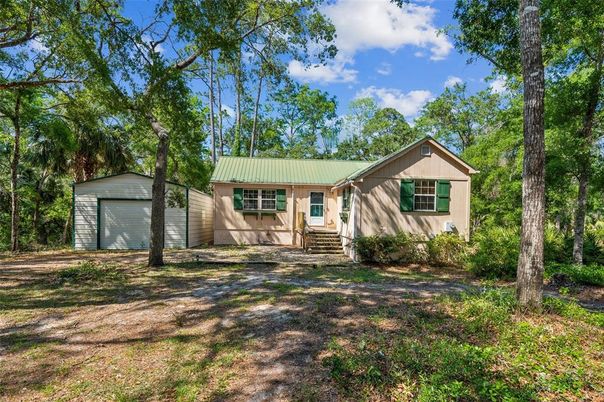 Backyard, Detached Garage, Exterior