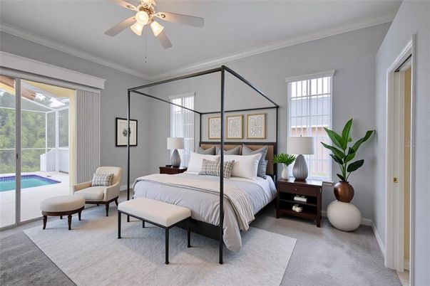Bedroom, Interior, Pool