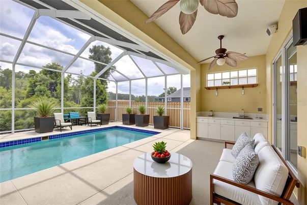 Glass Ceilings, Interior, Pool, Sun Room