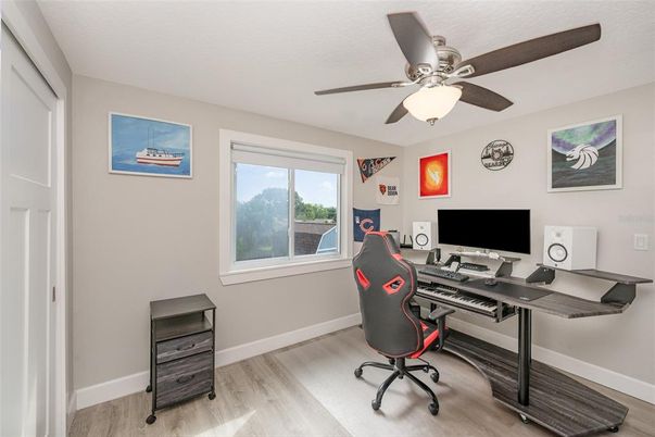 Home Office, Interior, Wood Texture Flooring
