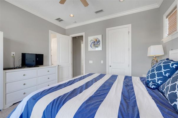 Bedroom, Interior, Recessed Lighting
