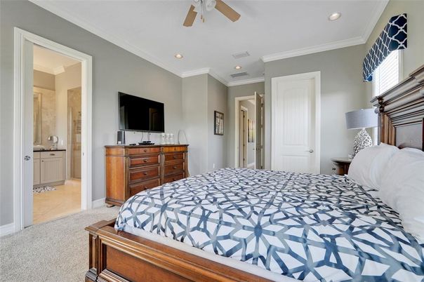 Bedroom, Interior, Recessed Lighting