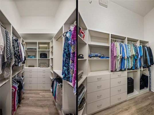 Interior, Walk-in Closets, Wood Texture Flooring