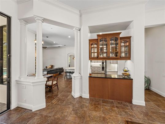 Dining room, Interior, Kitchen, Recessed Lighting