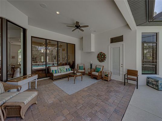 Interior, Living room, Recessed Lighting