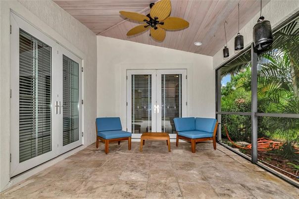 Interior, Sun Room, Wooden Ceilings