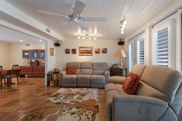 Interior, Living room, Recessed Lighting