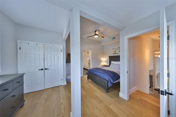 Bedroom, Interior, Wood Texture Flooring