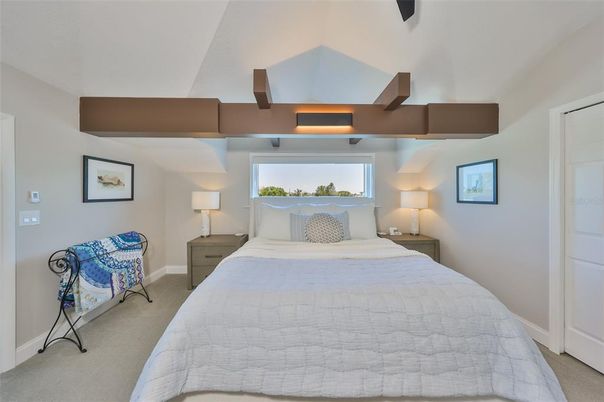 Bedroom, Interior, Wooden Beams