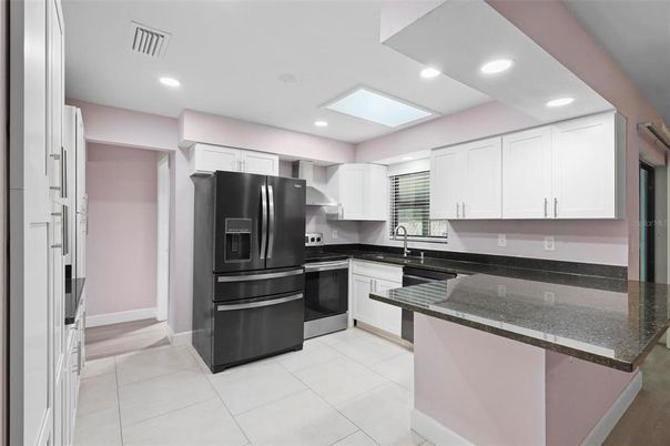 Interior, Kitchen, Recessed Lighting, Stainless Steel Appliances