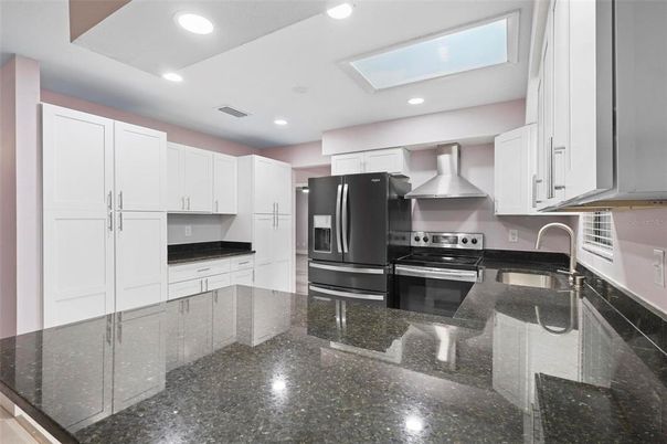 Interior, Kitchen, Recessed Lighting, Stainless Steel Appliances