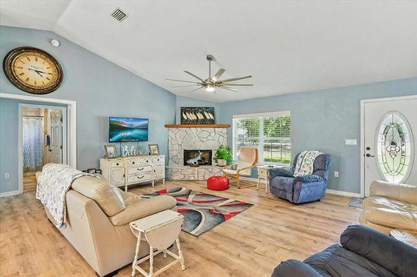 Fireplace, Interior, Living room, Wood Texture Flooring