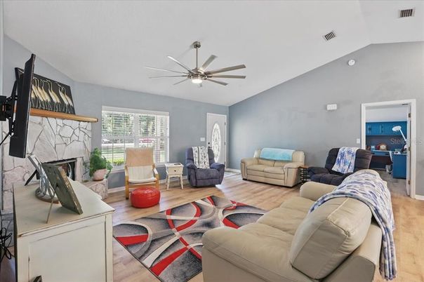 Fireplace, Interior, Living room, Wood Texture Flooring