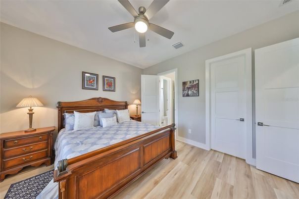 Bedroom, Interior, Wood Texture Flooring