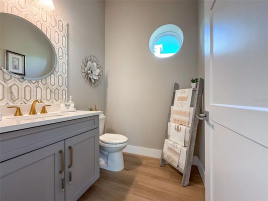 Bathroom, Interior, Wood Texture Flooring