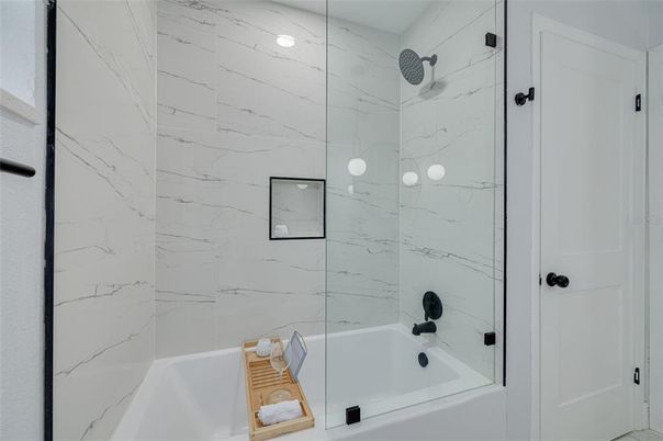 Bathroom, Interior, Marble Walls