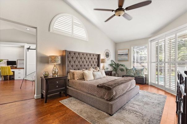 Bedroom, Interior, Wood Texture Flooring