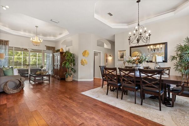 Chandelier, Dining room, Interior, Living room, Wood Texture Flooring