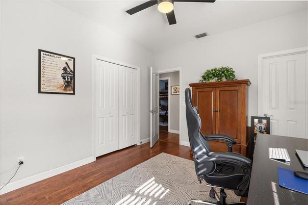 Home Office, Interior, Wood Texture Flooring
