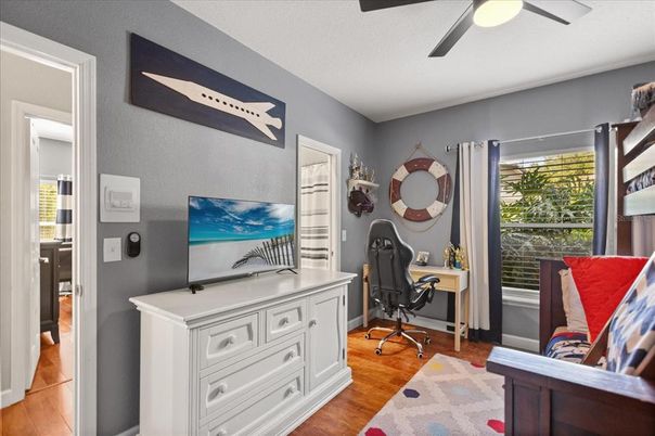 Home Office, Interior, Wood Texture Flooring