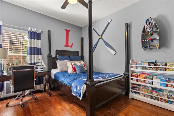Bedroom, Home Office, Interior, Wood Texture Flooring