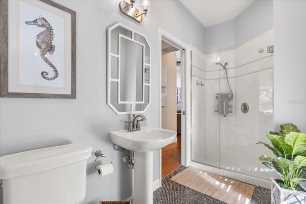 Bathroom, Glass Shower, Interior