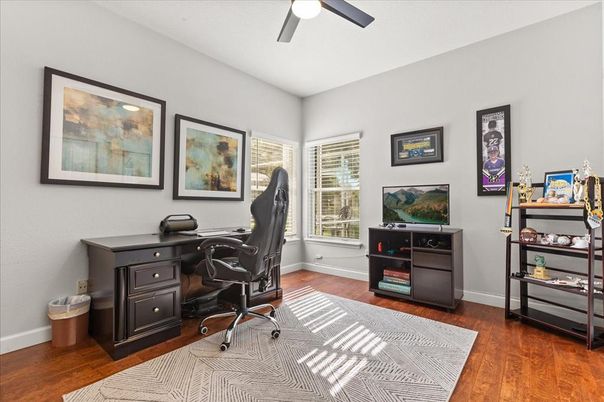 Home Office, Interior, Wood Texture Flooring