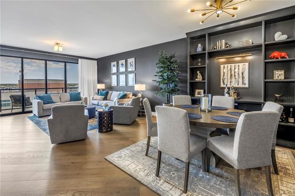 Dining room, Interior, Living room, Wood Texture Flooring