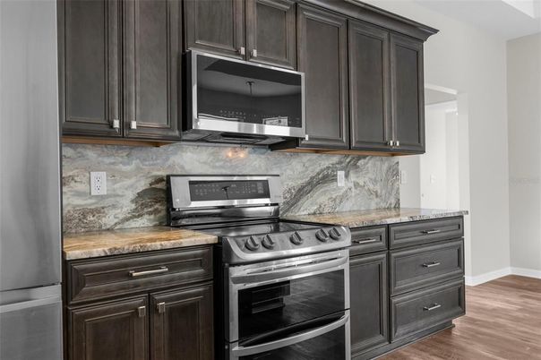 Interior, Kitchen, Wood Texture Flooring