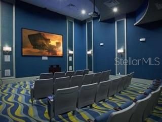 Home Theatre Room, Interior, Projection Screen, Recessed Lighting, Theatre Room