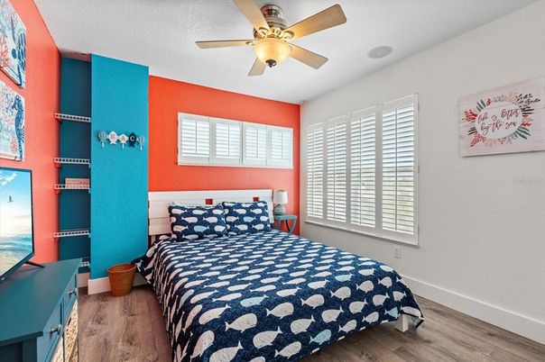 Bedroom, Interior, Wood Texture Flooring