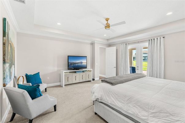 Bedroom, Interior, Recessed Lighting