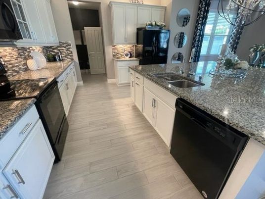 Interior, Kitchen, Wood Texture Flooring