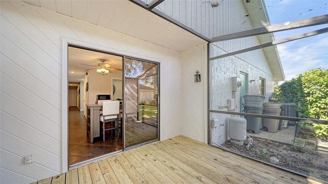 Interior, Sun Room, Wood Texture Flooring