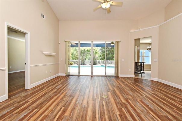 Empty room, Interior, Wood Texture Flooring