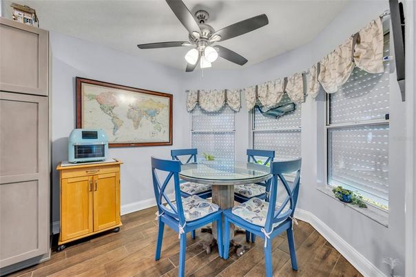 Dining room, Interior, Wood Texture Flooring