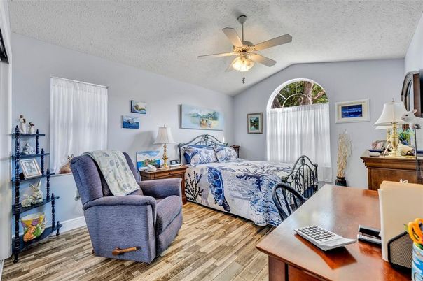 Bedroom, Interior, Wood Texture Flooring
